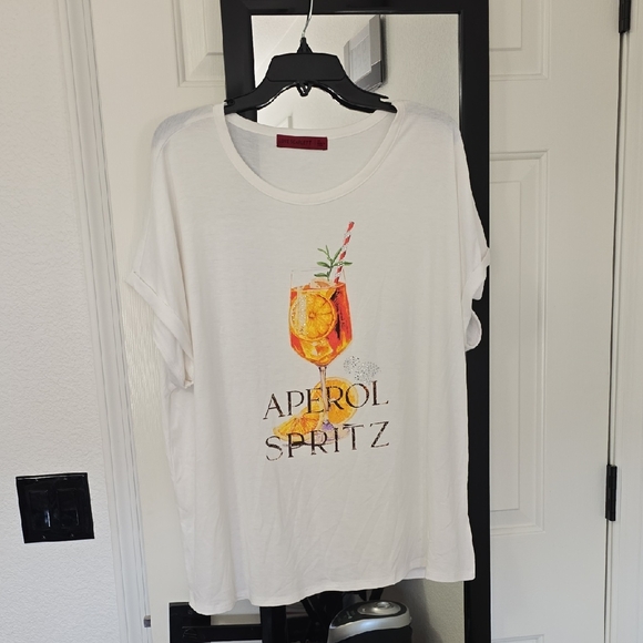 Scarlett Tops - Aperol Spritz Tshirt Sz 1X Nwt